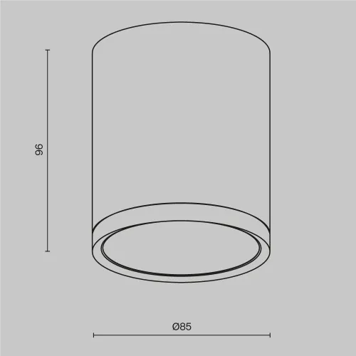 Потолочный светильник Maytoni Technical Hoop C086CM-GX53-MRD-WB  фото 8