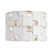 Бра ODEON LIGHT  5076/2W CHESSI хрусталь; алебастр/белый 