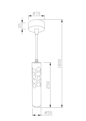 Подвесной светильник Technical P037PL-L11W4K  фото 6
