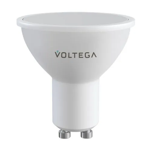 Лампа светодиодная диммируемая Voltega VG GU10 5,5W 3000-6500K матовая 2426 