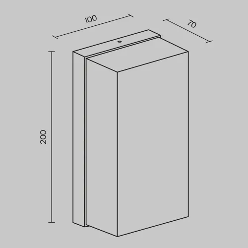 Настенный светильник (бра) Outdoor O454WL-L10GF3K  фото 9